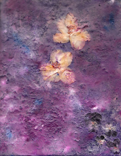 Flowers in Violet by Kim Nelson